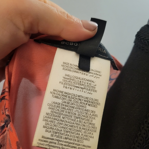 BCBG Dove Pink Blouse Size Xs/S - Picture 7 of 9